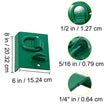VEVOR Tractor Bolt on Hooks, 1/4\
