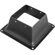 VEVOR Deck Post Base 10 PCS Post Base Skirt 4 x 4 Inch Post Support Flange 2.5 LBS Deck Post Skirt Black Powder-Coated Decking Post Base with Thick Steel for Deck Supports Porch Railing Post Holders