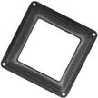 VEVOR 4 x 4 Deck Post Base 20 PCS Skirt  Post Support Flange 2.5 LBS Black Powder-Coated Decking Post Base with Thick Steel for Deck Supports Porch Railing Post Holders