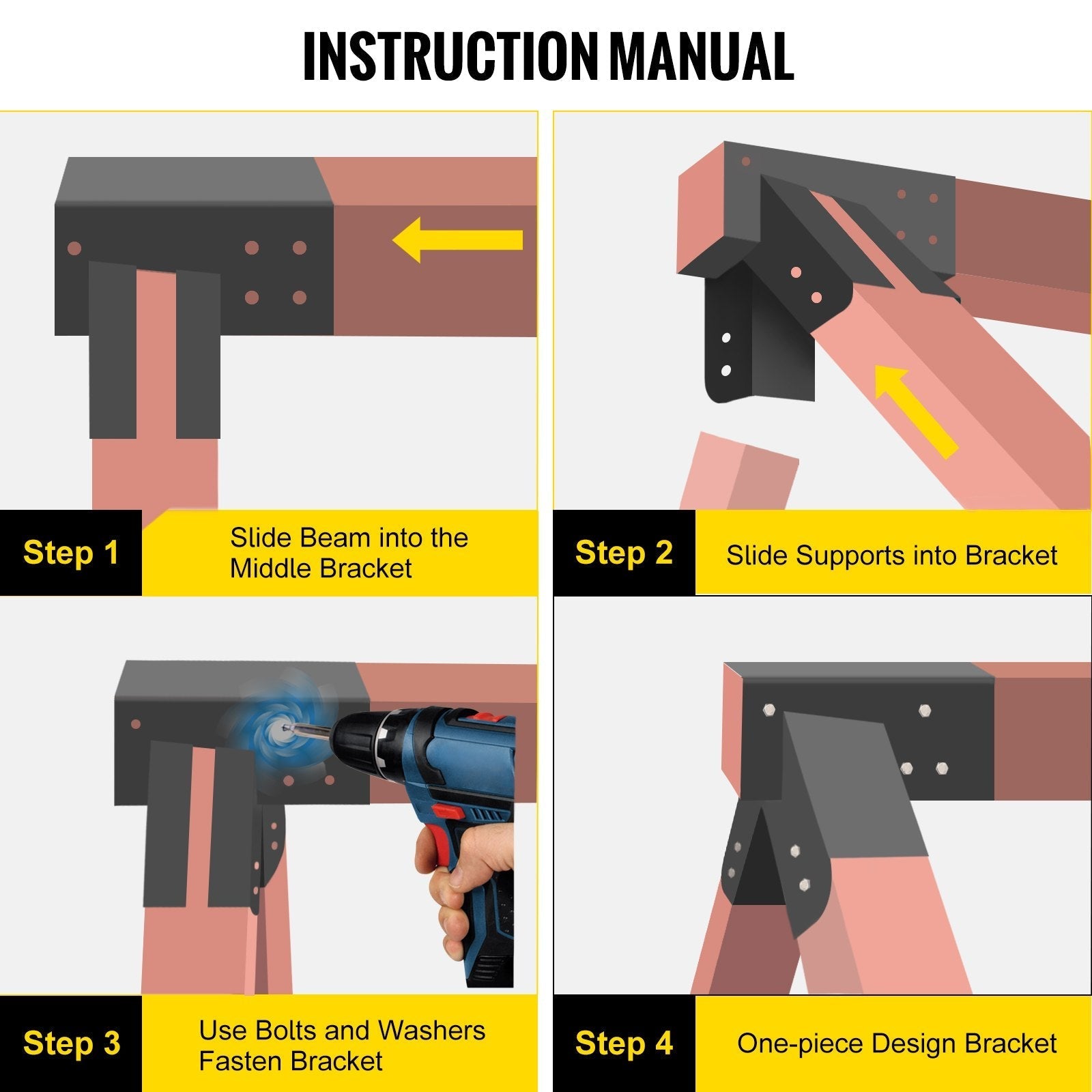 VEVOR Swing Set Bracket 9.84