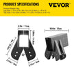 VEVOR Swing Set Bracket 9.84