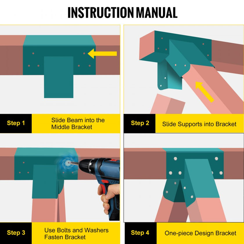 Vevor Swing Set Bracket Swing Bracket 12