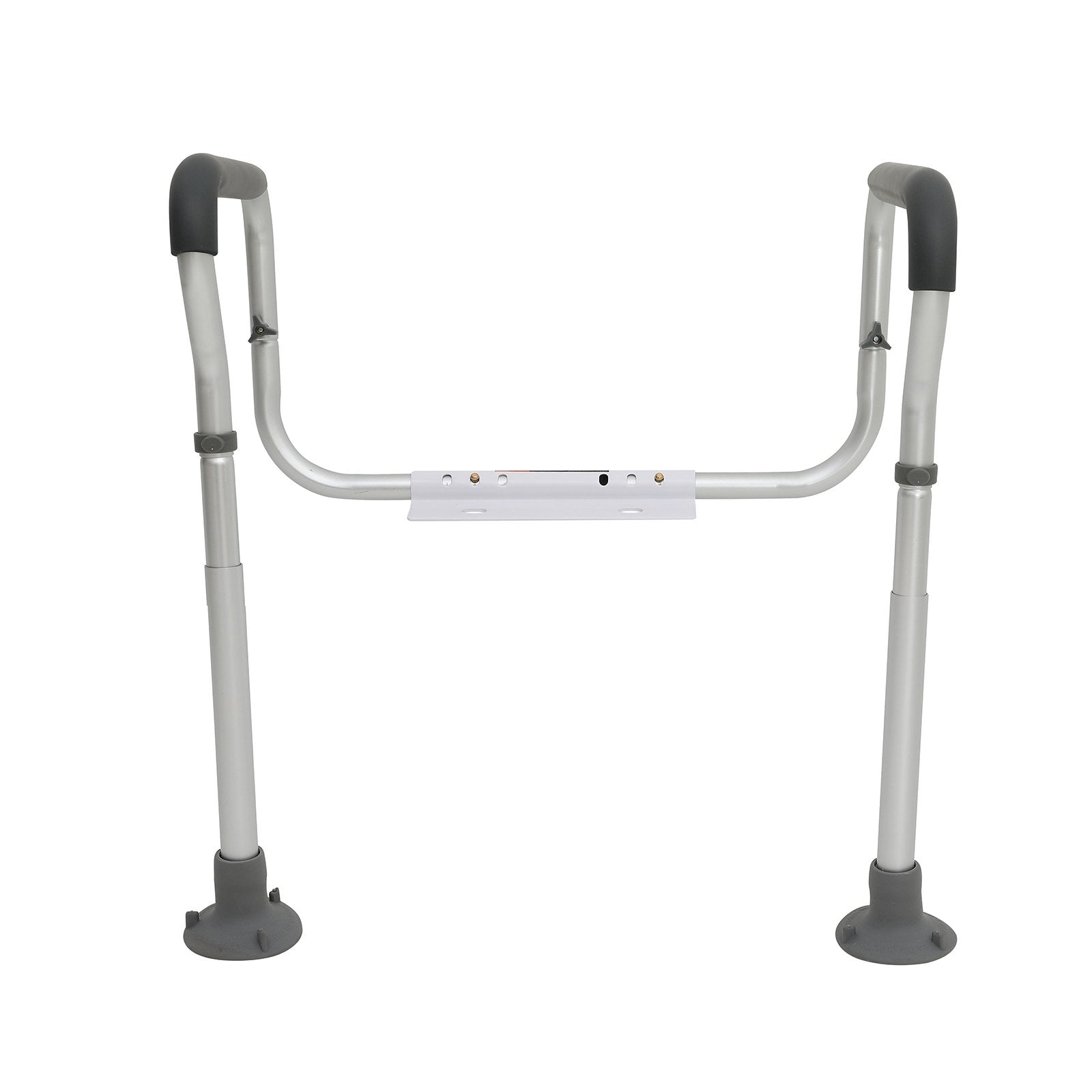 VEVOR Toilet Safety Rail, Bathroom Toilet Seat Frame, Adjustable Width & Height Fit Most Toilets, Supports 300lbs, Toilet Handles Grab Bars with Padded Armrests for Handicap, Disabled, Seniors