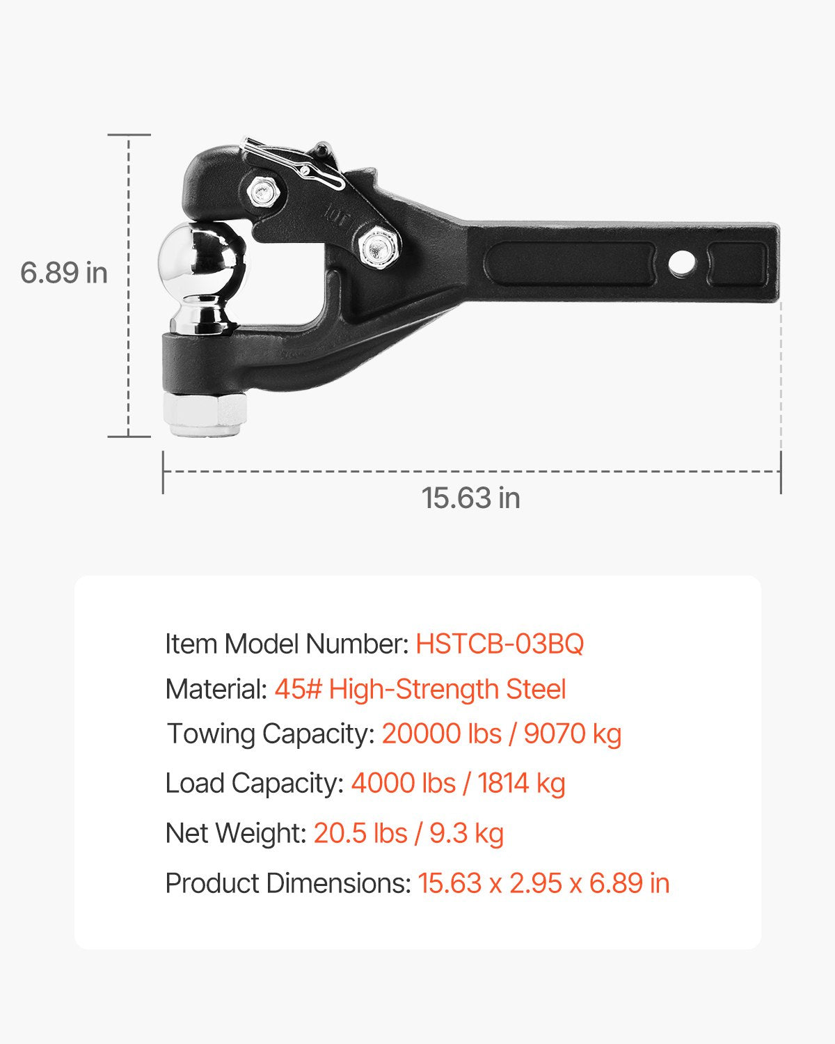 VEVOR Pintle Hitch 2