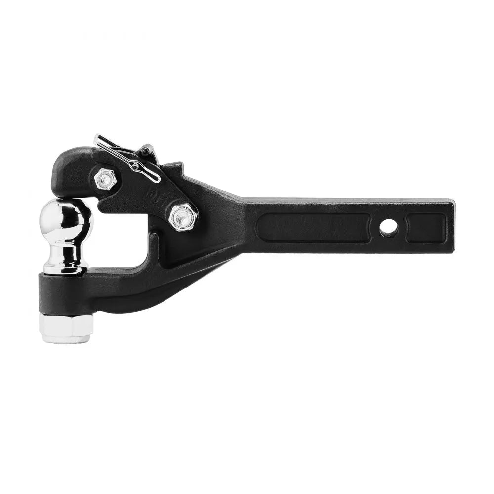 VEVOR Pintle Hitch 2 inches Receiver Hook 2.5-3 inches Lunette Ring 16000 lbs