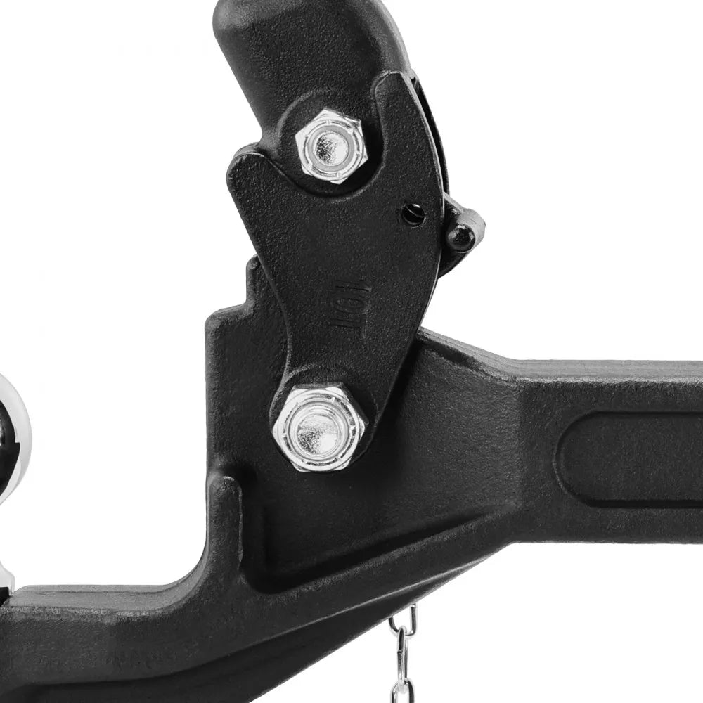 VEVOR Pintle Hitch 2 inches Receiver Hook 2.5-3 inches Lunette Ring 16000 lbs