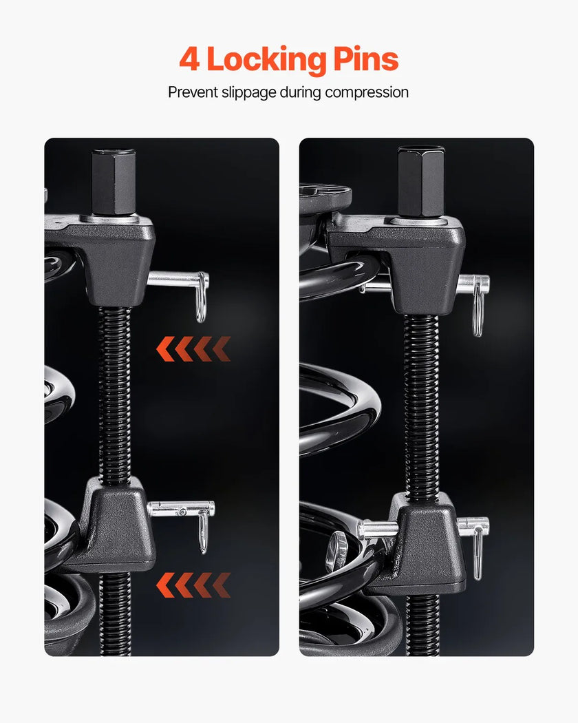 VEVOR Strut Spring Compressor 2 Pcs Coil Spring Compressor Tool 10.4-Inch Range