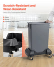 VEVOR Slim Trash Can Dolly with Wheel Fit 16/23 Gal Containers 200lbs Heavy Duty