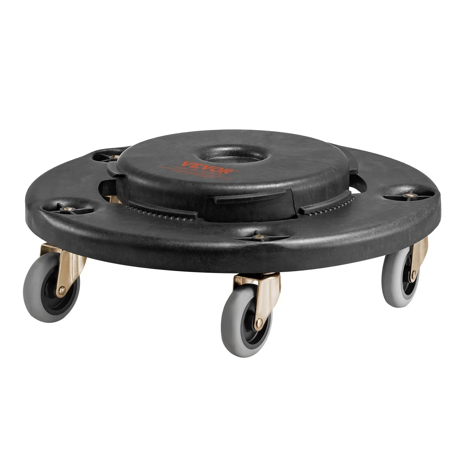 VEVOR Round Trash Can Dolly Fit 20, 32, 44, 55 Gal Garbage Container 500lbs