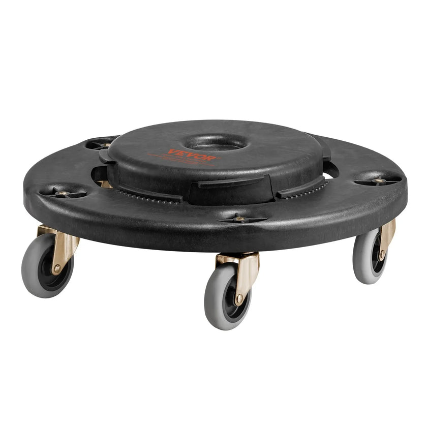 VEVOR Round Trash Can Dolly Fit 20, 32, 44, 55 Gal Garbage Container 500lbs