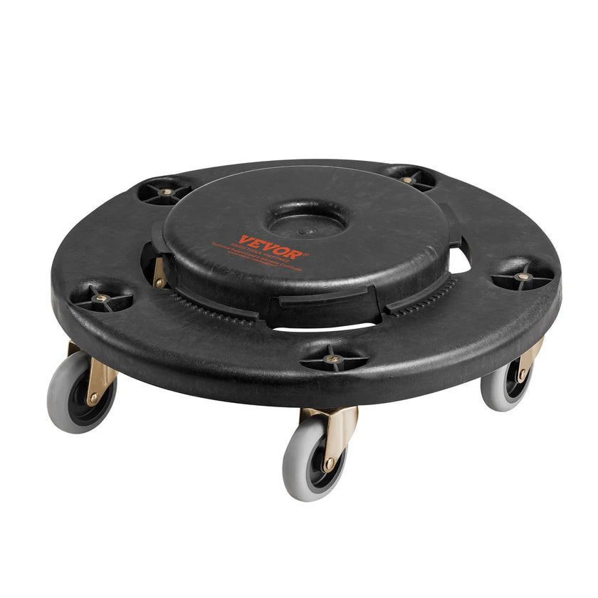 VEVOR Round Trash Can Dolly Fit 20, 32, 44, 55 Gal Garbage Container 500lbs