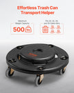 VEVOR 2 Packs Round Trash Can Dolly Fit 20, 32, 44, 55 Gal Garbage Container
