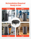 VEVOR 2 Packs Round Trash Can Dolly Fit 20, 32, 44, 55 Gal Garbage Container