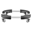 VEVOR Trash Can Dolly with Wheels 15-22.8 in Adjustable Round Furniture Dolly