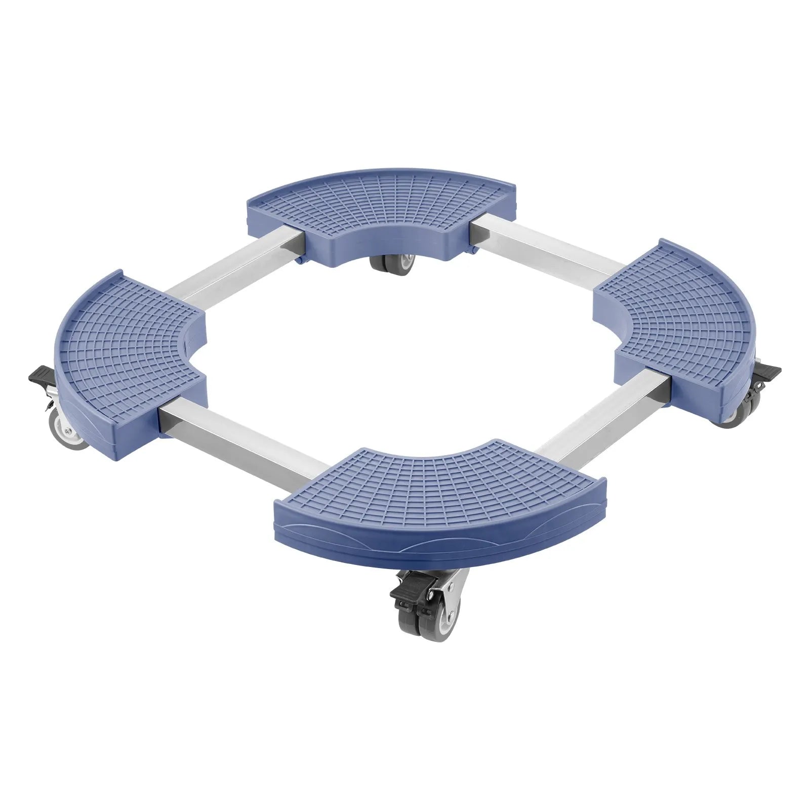 VEVOR Round Trash Can Dolly with Wheels 15-22.8 in Adjustable Plastic Bin Dolly