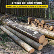 VEVOR Rail Mill Guide System 9 FT Chainsaw Mill Rail Guide with 4 Wood Fixing Plate Rail Mill Guide Used in Combination with The Saw Mill (5FT-RMG)