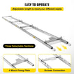 VEVOR Rail Mill Guide System 9 FT Chainsaw Mill Rail Guide with 4 Wood Fixing Plate Rail Mill Guide Used in Combination with The Saw Mill (5FT-RMG)