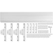 VEVOR Rail Mill Guide System 9 FT Chainsaw Mill Rail Guide with 4 Wood Fixing Plate Rail Mill Guide Used in Combination with The Saw Mill (5FT-RMG)