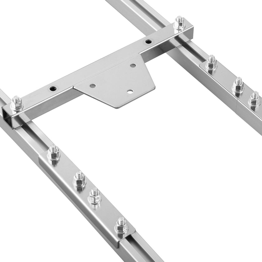 VEVOR Rail Mill Guide System 9 FT Chainsaw Mill Rail Guide with 4 Wood Fixing Plate Rail Mill Guide Used in Combination with The Saw Mill (5FT-RMG)