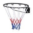 VEVOR Basketball Rim, Wall Door Mounted Basketball Hoop, Heavy Duty Q235 Basketball Flex Rim Goal Replacement with Net and Double Spring, Standard 18