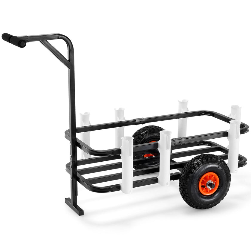 VEVOR Beach Fishing Cart, 200 lbs Load Capacity, Fish and Marine Cart with Two 11