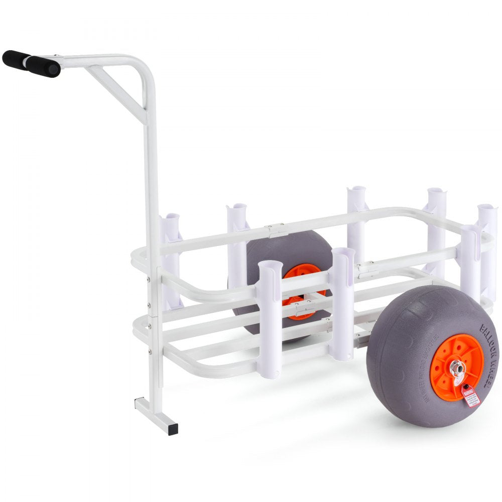 VEVOR Beach Fishing Cart, 300 lbs Load Capacity, Fish and Marine Cart with Two 13
