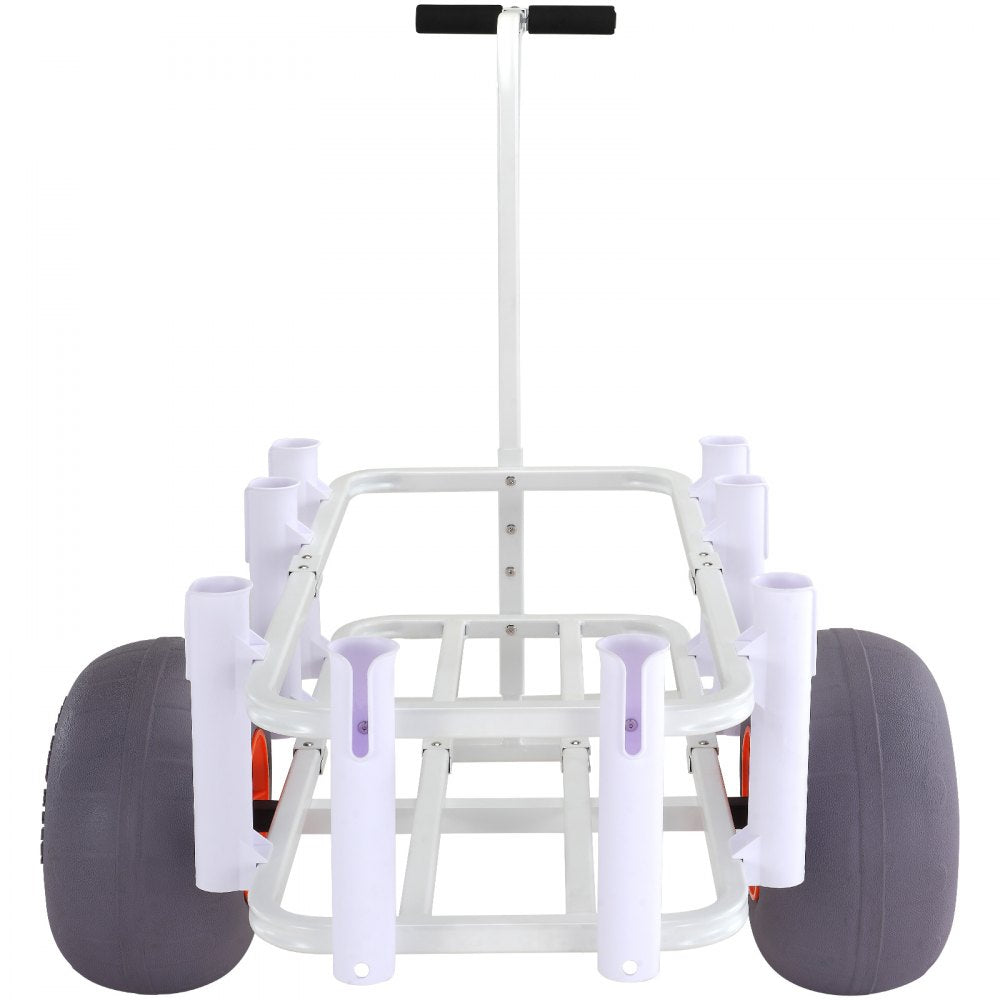 VEVOR Beach Fishing Cart, 300 lbs Load Capacity, Fish and Marine Cart with Two 13