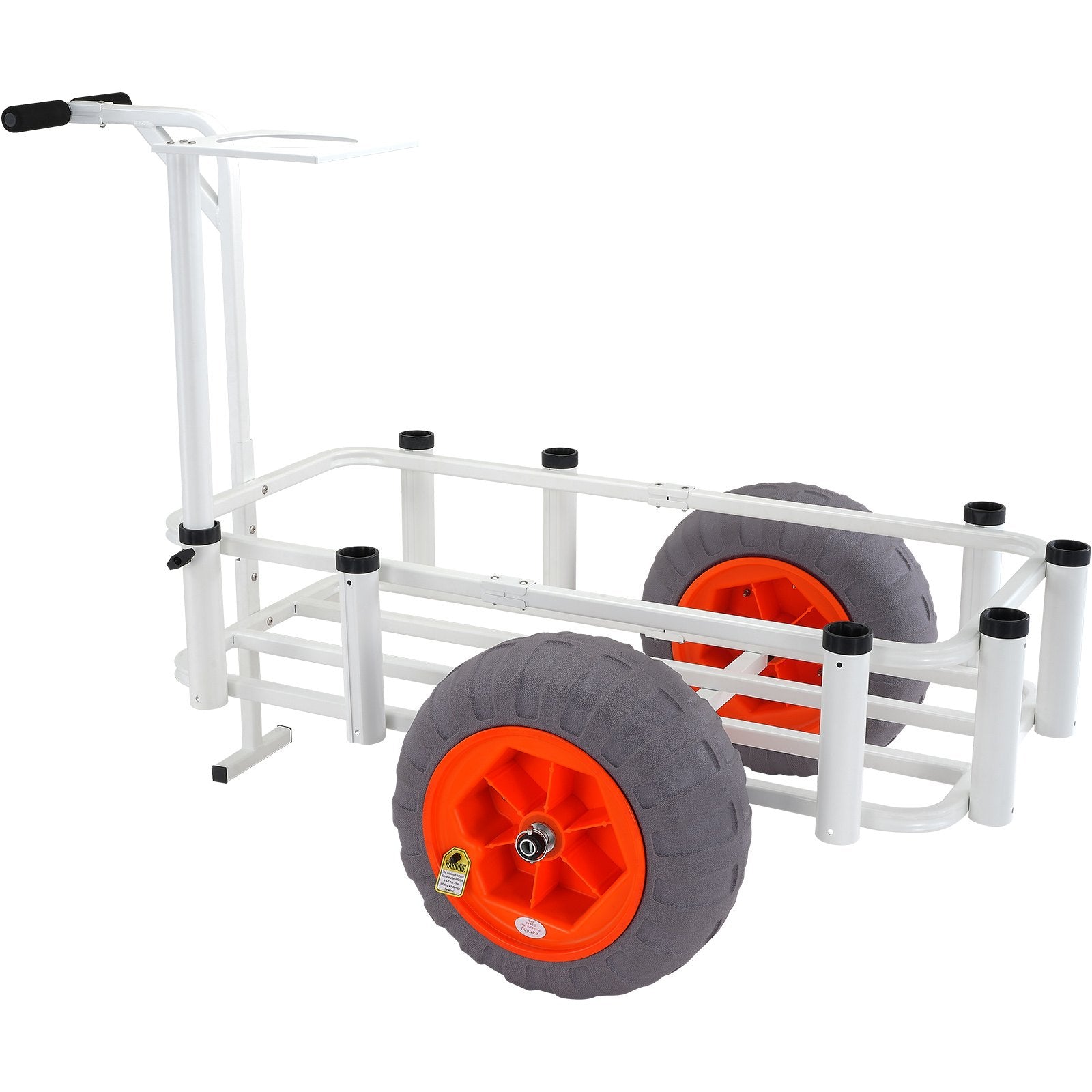 VEVOR Beach Fishing Cart, 350 lbs Load Capacity, Fish and Marine Cart with Two 16