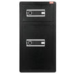 VEVOR Double Door 5.5 cu.ft Safe Box with Key Lock Password Cabinet Black