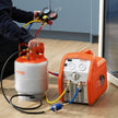 VEVOR Refrigerant Recovery Reclaim 30lb Cylinder Tank 400 PSI Liquid Rated Y Valve