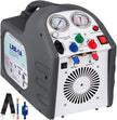 VEVOR Refrigerant Recovery Machine Portable 1/2HP 115V AC Refrigerant Recycling Machine Automotive HVAC 558psi Refrigerant Recovery Unit Air Conditioning Repair Tool (Grey)
