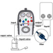 VEVOR Refrigerant Recovery Machine Portable 1/2HP 115V AC Refrigerant Recycling Machine Automotive HVAC 558psi Refrigerant Recovery Unit Air Conditioning Repair Tool (Grey)