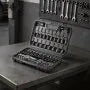 VEVOR 55-Piece Magnetic Nut Driver Set, SAE & Metric Nut Drivers with Setters, Extension Bar, Driver Bits and Storage Case, CR-V Steel Tool Kit