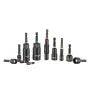 VEVOR 55-Piece Magnetic Nut Driver Set, SAE & Metric Nut Drivers with Setters, Extension Bar, Driver Bits and Storage Case, CR-V Steel Tool Kit