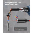 VEVOR 80-Piece Magnetic Nut Driver Set – SAE & Metric Sizes with Extension Bars, Universal Socket & Storage Case