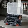VEVOR 80-Piece Magnetic Nut Driver Set – SAE & Metric Sizes with Extension Bars, Universal Socket & Storage Case