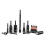 VEVOR 80-Piece Magnetic Nut Driver Set – SAE & Metric Sizes with Extension Bars, Universal Socket & Storage Case