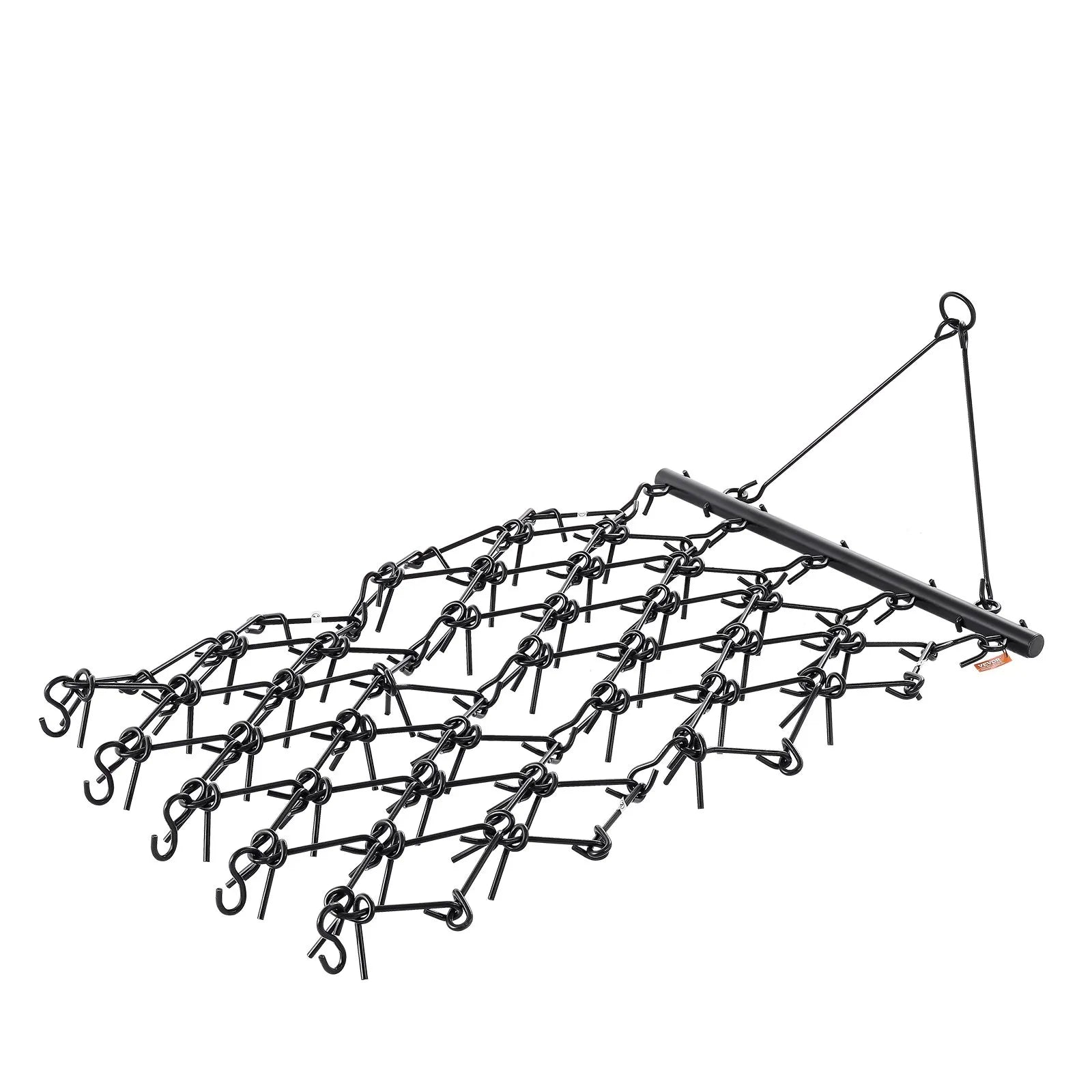 VEVOR Drag Harrow 4 x 4 ft Chain Harrow ATV Lawn Rake for Landscape Leveling