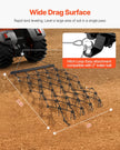 VEVOR Drag Harrow 4 x 5.6 ft Chain Harrow ATV Lawn Rake for Landscape Leveling