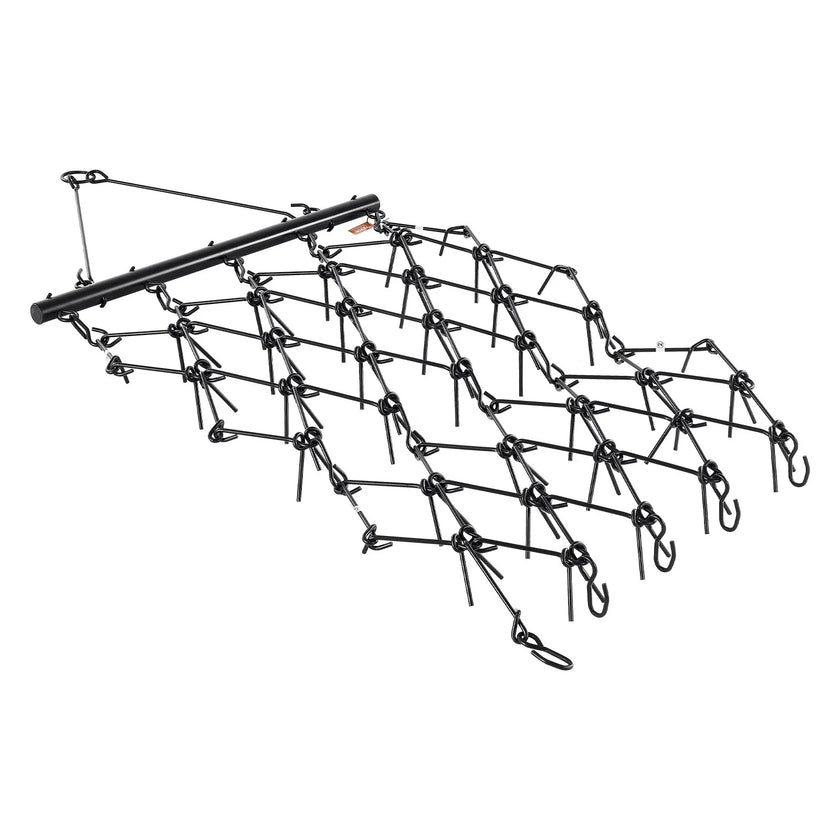 VEVOR Drag Harrow 4 x 5.6 ft Chain Harrow ATV Lawn Rake for Landscape Leveling