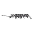 VEVOR Drag Harrow 4 x 5.6 ft Chain Harrow ATV Lawn Rake for Landscape Leveling