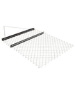 VEVOR Drag Harrow 4 x 5 ft Chain Harrow Lawn Rake ATV UTV Tractor Attachments