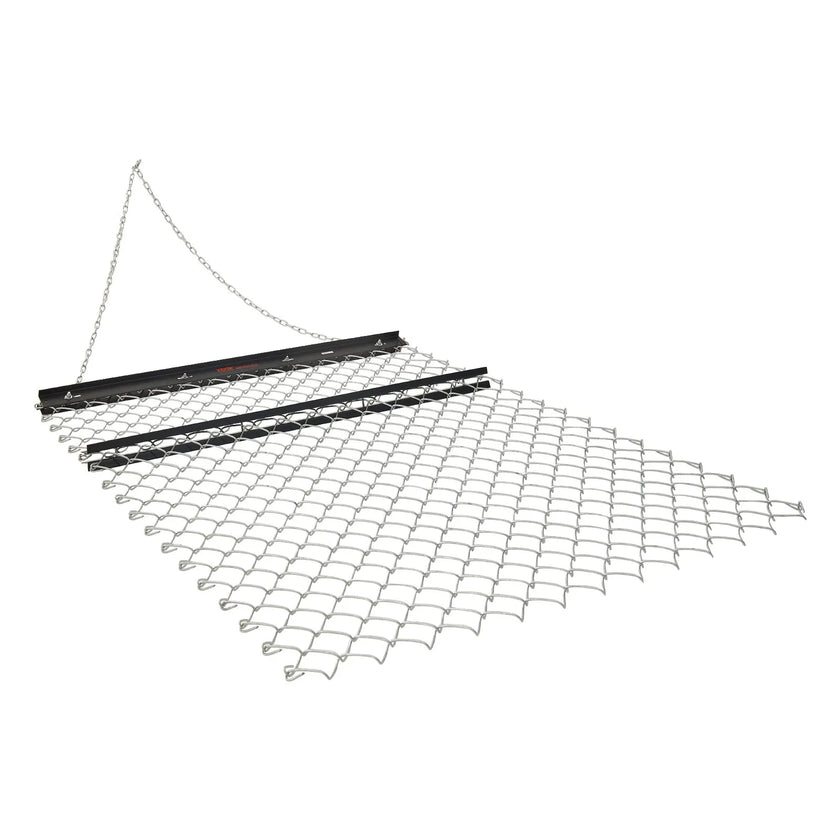 VEVOR Drag Harrow 4 x 5 ft Chain Harrow Lawn Rake ATV UTV Tractor Attachments