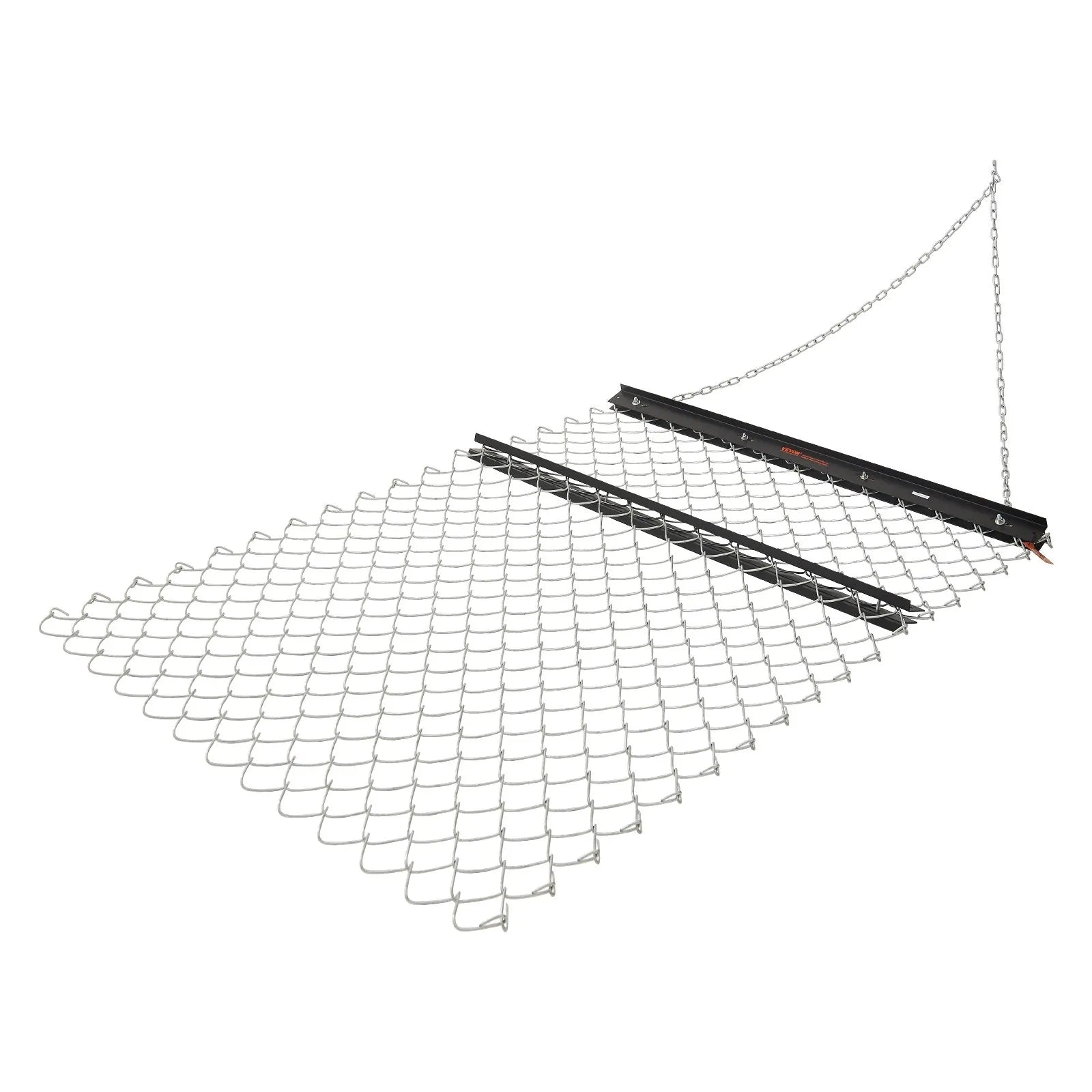 VEVOR Drag Harrow 4 x 5 ft Chain Harrow Lawn Rake ATV UTV Tractor Attachments