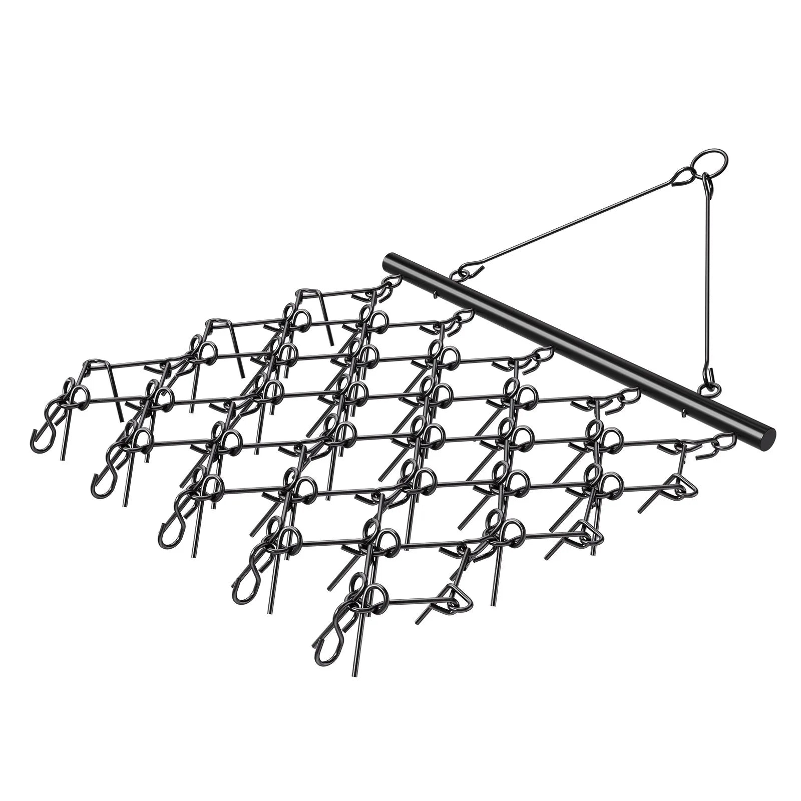 VEVOR Drag Harrow 5.8 x 4.8 ft Chain Harrow ATV Lawn Rake for Landscape Leveling