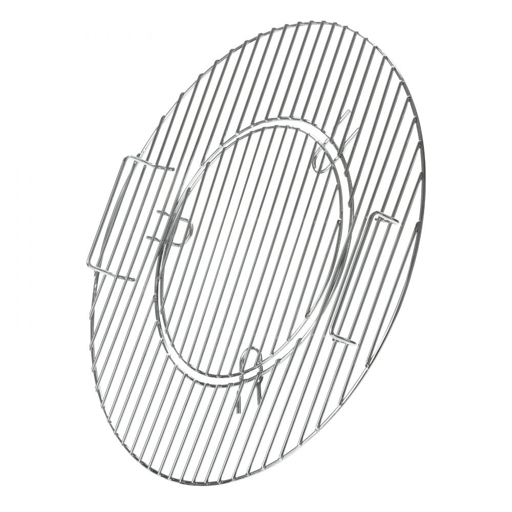 VEVOR 21 Inch Cooking Grate for 21 inch Kettle Grill, Round Replacement Charcoal Grates, Iron Gas Grill Replacement Parts for Outdoor Cooking, Barbecue Camping, Picnic, Patio and Backyard, Silver