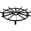 Wheel Fire Grate Fire Pit Log Grate 24-inch Fire Pit Grate Round Fire Pit Wheels