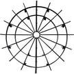 VEVOR 40in Fire Grate Log Grate ,Wagon Wheel Firewood Grates 16 Iron Bars, Fireplace Grates Burning Rack Holder 12 Legs for Indoor Chimney, Hearth Wood Stove and Outdoor Camping Fire Pit