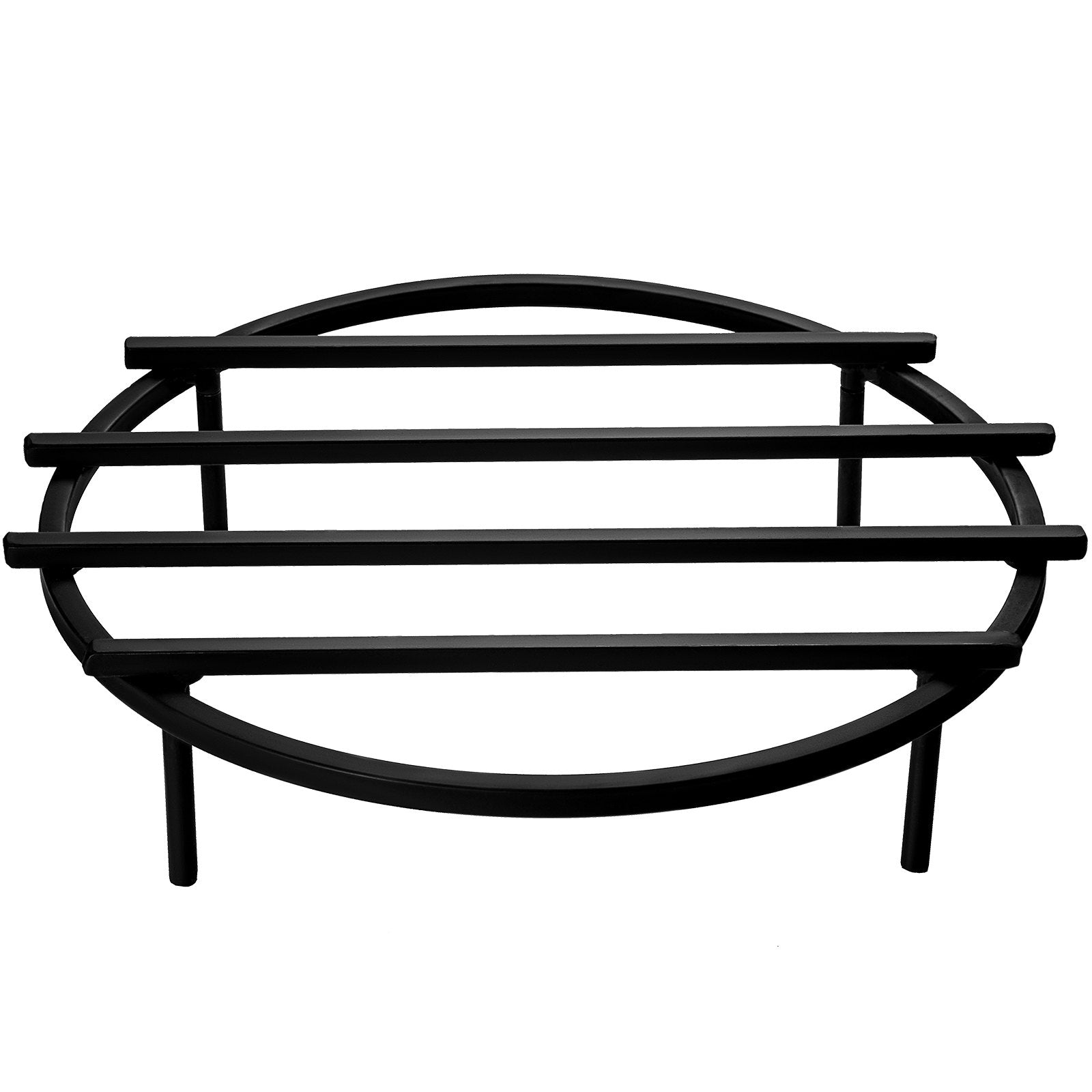 VEVOR Fire Pit Grate, Heavy Duty Iron Round Firewood Grate, Round Wood Fire Pit Grate 18