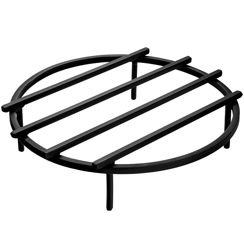 VEVOR Fire Pit Grate, Heavy Duty Iron Round Firewood Grate, Round Wood Fire Pit Grate 18